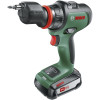Аккумуляторная дрель-шуруповерт BoschAdvancedDrill18 (2 акк.) SET (с угловой и эксцентриковой насадкой) 06039B5003